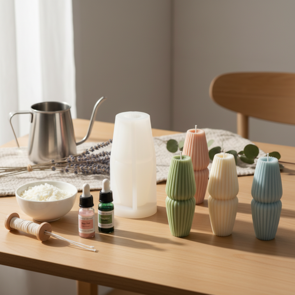 Vase-Shaped Silicone Mold