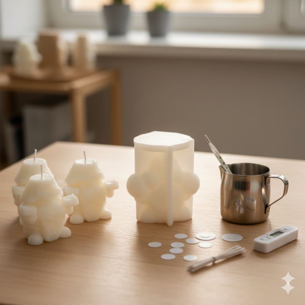 Papa Noel Silicone Mold