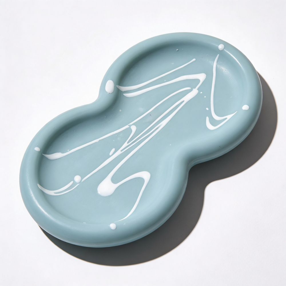 Double Round Silicone Coaster Mold