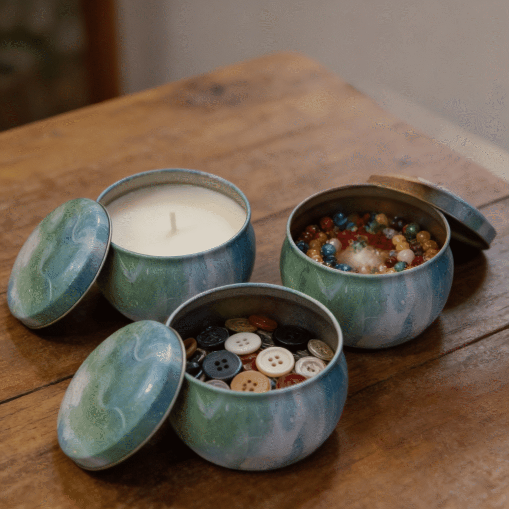 Tinplate Storage Container with Lid