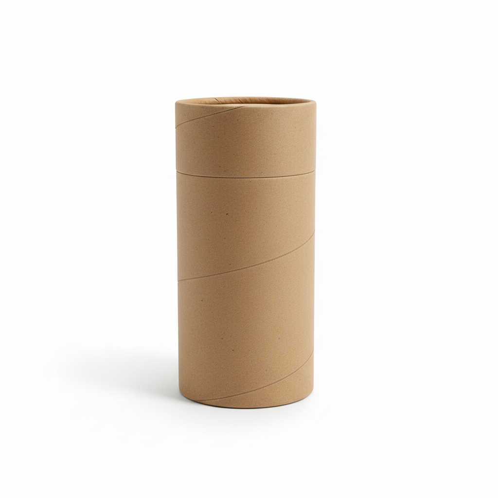 Large Round Kraft Paper Storage Box with Lid – 17 × 8.8 × 12 cm Large Round Kraft Paper Storage Box with Lid – 17 × 8.8 × 12 cm