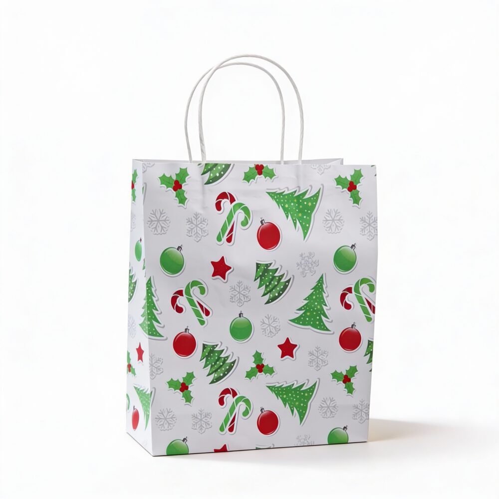 Christmas Cardboard Packing Bag 23×36 cm